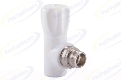 Вентиль PPR для радиатора, угловой, RTP (РосТурПласт) В Сыктывкаре