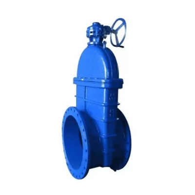 Задвижка чугун 30ч539р аналог МЗВ обрезиненный клин c гайкой Ду 800 Ру10/16 Тмакс=120C фл с редуктором В Сыктывкаре