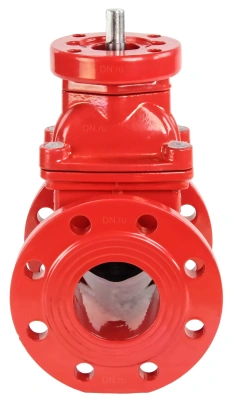 Задвижка шиберная дн.ру GGG40-SS304-NBR-2W-ISO Ру10 с голым штоком и невыдвижным шпинделем В Сыктывкаре