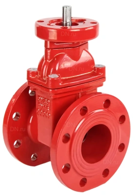 Задвижка шиберная дн.ру GGG40-SS304-NBR-2W-ISO Ру10 с голым штоком и невыдвижным шпинделем В Сыктывкаре