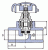 Вентиль проходной PPR, с выпускным клапаном, Wavin Ekoplastik В Сыктывкаре